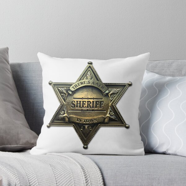 Item preview, Vintage Western Sheriff Town Illustration with Rustic Old West Style designed and sold by OmaKaSe.