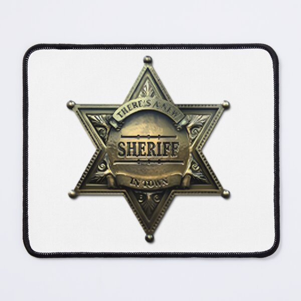 Item preview, Vintage Western Sheriff Town Illustration with Rustic Old West Style designed and sold by OmaKaSe.