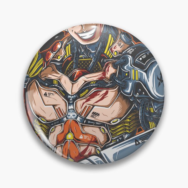 Item preview, Eustass "Captain" Kid - High Resolution PNG Illustration Cyberpunk / Mecha Style designed and sold by Abby130323.