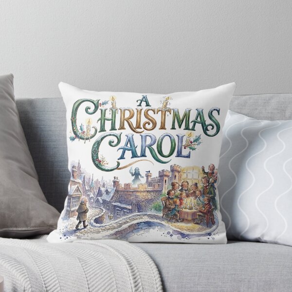 Item preview, A Christmas Carol - The Musical - Whimsical Theater Art designed and sold by Lyric Vault - Rock on.