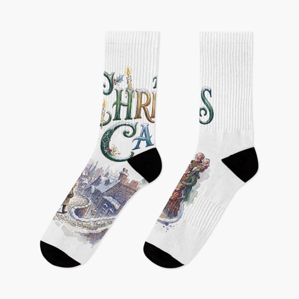 Item preview, A Christmas Carol - The Musical - Whimsical Theater Art designed and sold by Lyric Vault - Rock on.