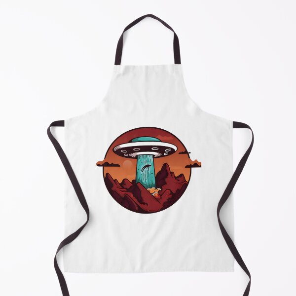 Item preview, Retro UFO Spaceship Flying in the Night Sky with Stars and Moon designed and sold by Yamato Crow.