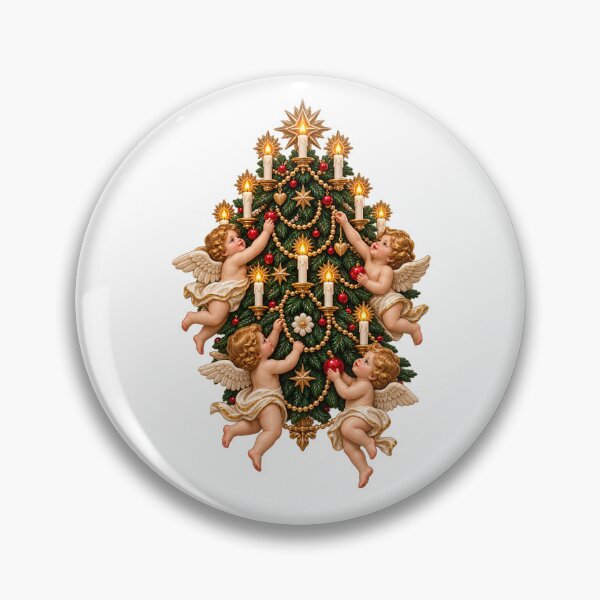 Item preview, Angels Cherub On Christmas Tree designed and sold by anak-ilustra.