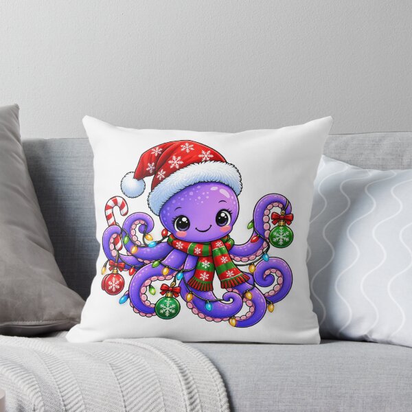 Item preview, Christmas Octopus Cute Holiday Sea Creature Design for Ocean Lovers designed and sold by Teetreasure2.