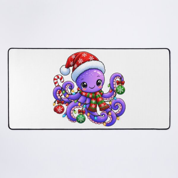 Item preview, Christmas Octopus Cute Holiday Sea Creature Design for Ocean Lovers designed and sold by Teetreasure2.