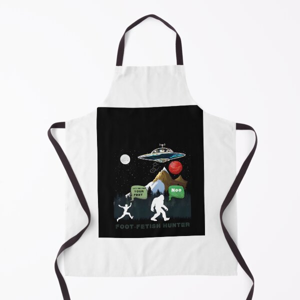 Item preview, Funny UFO and Bigfoot Foot Fetish Hunter Humorous Cryptid Design designed and sold by Yamato Crow.