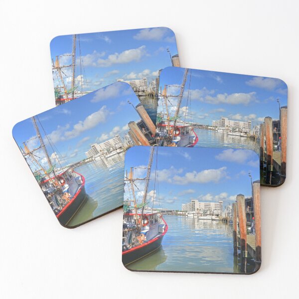 Item preview, Fishing Boat at Urban Dockside  designed and sold by Savannah Gibbs.