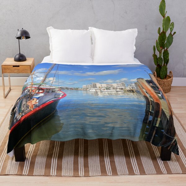 Item preview, Fishing Boat at Urban Dockside designed and sold by Savannah Gibbs.