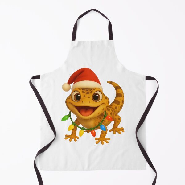 Item preview, Tangerine Leopard Gecko Christmas designed and sold by Sillytoe.