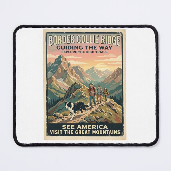 Item preview, Border Collie Mountain Photographer designed and sold by PictoVibe.