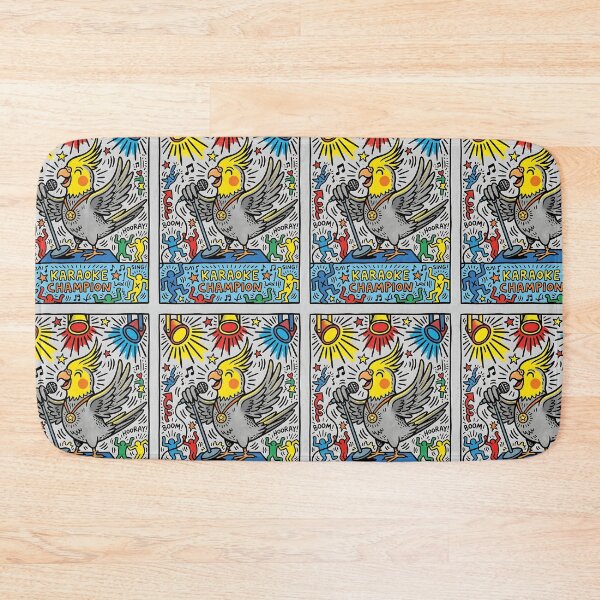 Item preview, Cockatiel Karaoke Champion designed and sold by PictoVibe.
