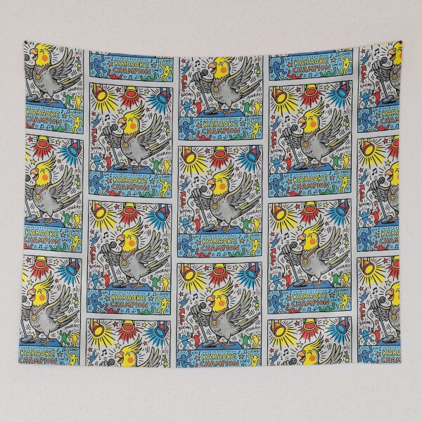 Item preview, Cockatiel Karaoke Champion designed and sold by PictoVibe.