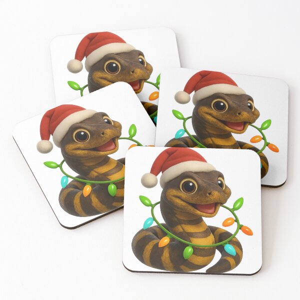 Item preview, Tasmanian Tiger Snake Christmas Lights designed and sold by Sillytoe.