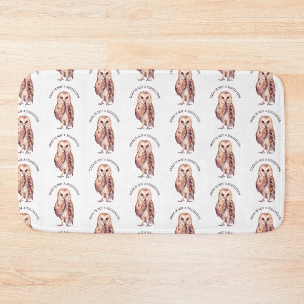 Item preview, Shhh Barn Owl Glasses designed and sold by Tiffany Roy.