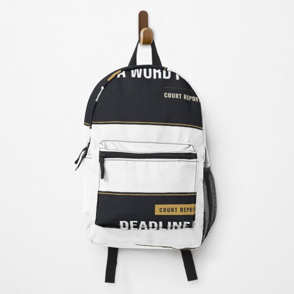 Item preview, Deadline Is Just A Word I Type Fast Court Reporter designed and sold by SlowMadeShelf.