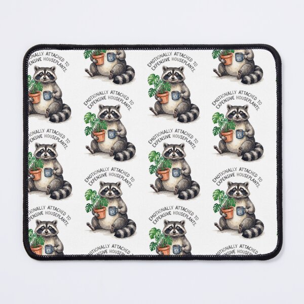 Item preview, Plant Lady Raccoon Coffee designed and sold by Tiffany Roy.