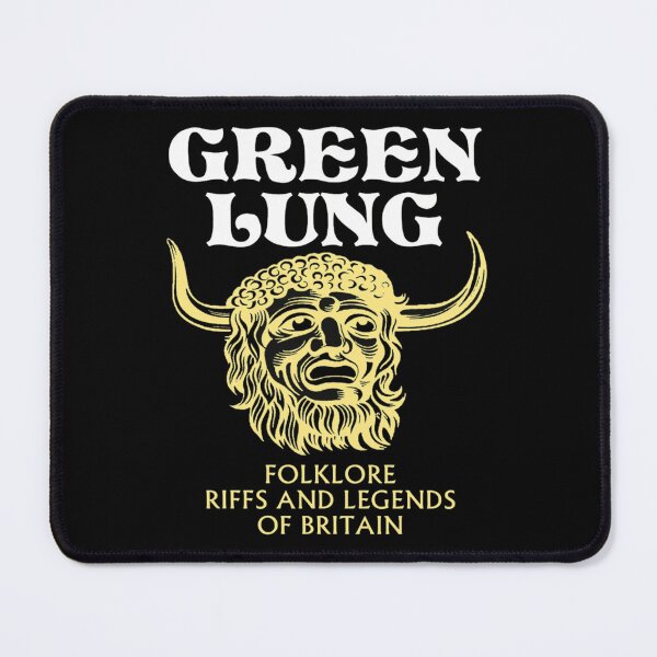Item preview, Green Lung Vintage Doom Metal Logo Design designed and sold by MichaelsqStudio.