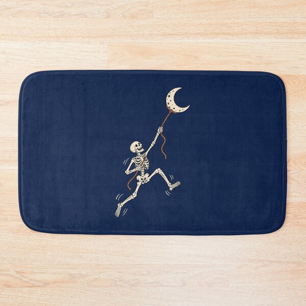 Item preview, Skeleton Holding Crescent Moon Halloween Design designed and sold by Krasnovaovaova.