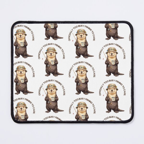 Item preview, Fishing Otter Bucket Hat designed and sold by Tiffany Roy.