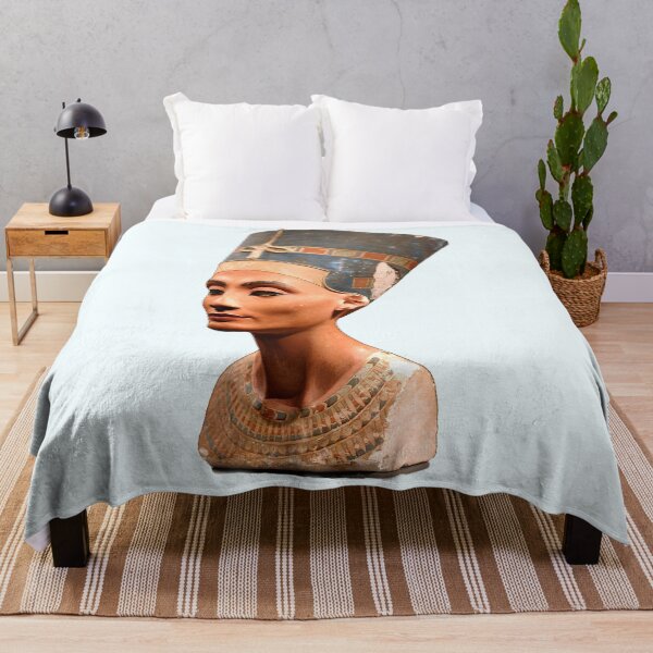Item preview, Nefertiti Bust Real Photograph - Ancient Egyptian Queen 3/4 Profile designed and sold by ShabanMerch⭐⭐⭐.