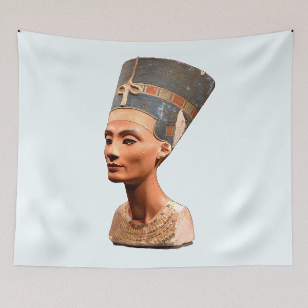 Item preview, Nefertiti Bust Real Photograph - Ancient Egyptian Queen 3/4 Profile designed and sold by ShabanMerch⭐⭐⭐.