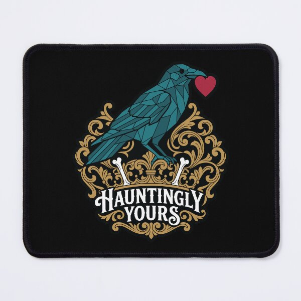 Item preview, Geometric Crow Holding Heart Gothic Emblem Art designed and sold by ZUMERI.