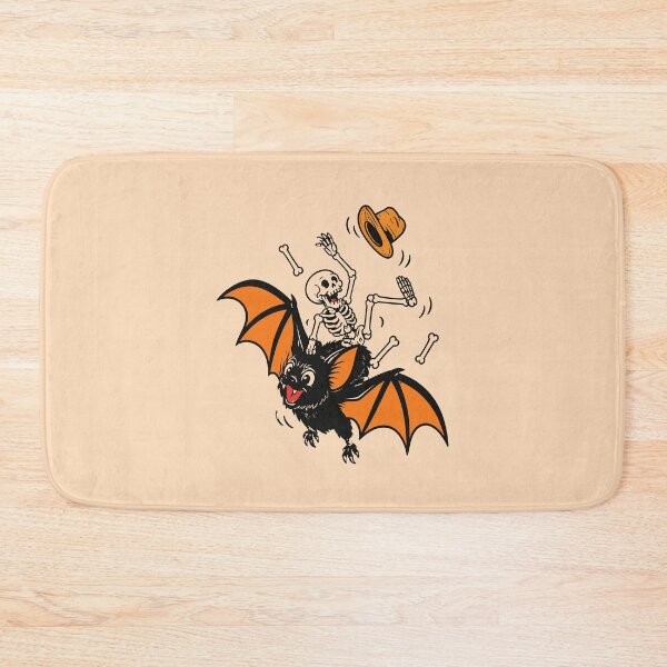 Item preview,  Skeleton Riding Black Bat Halloween Design designed and sold by Krasnovaovaova.