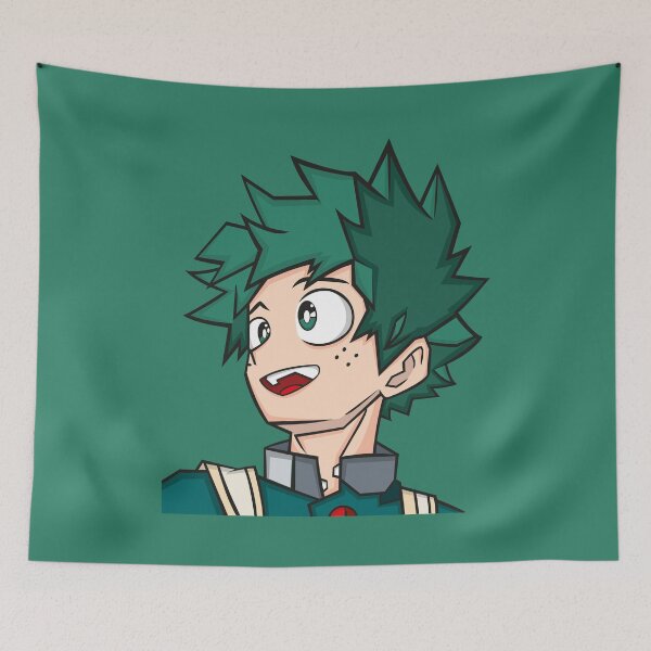 Item preview, Green Haired Hero - Anime designed and sold by MerlinWear.