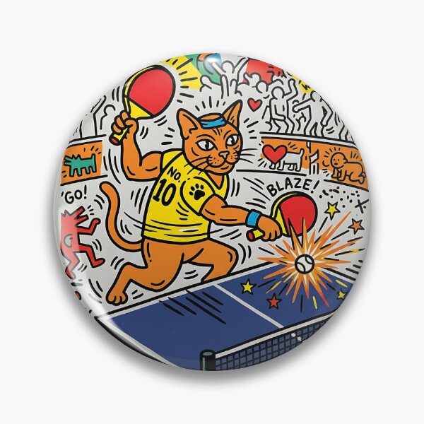 Item preview, Burmese Table Tennis Cat designed and sold by PictoVibe.