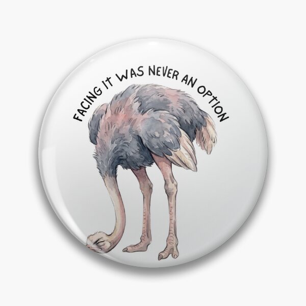 Item preview, Ostrich Head Sand Avoidance designed and sold by Tiffany Roy.
