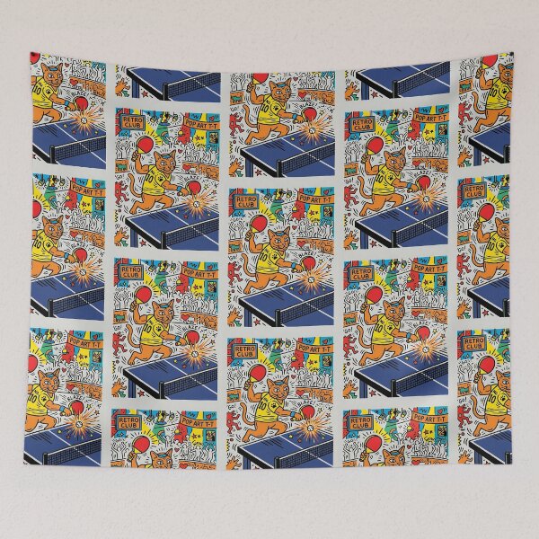 Item preview, Burmese Table Tennis Cat designed and sold by PictoVibe.