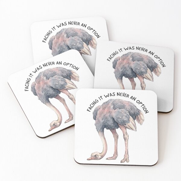 Item preview, Ostrich Head Sand Avoidance designed and sold by Tiffany Roy.