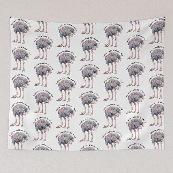 Item preview, Ostrich Head Sand Avoidance designed and sold by Tiffany Roy.