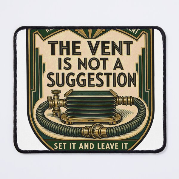 Item preview, The ventilator is not a suggestion for a respiratory therapist badge. designed and sold by BoosterShop.