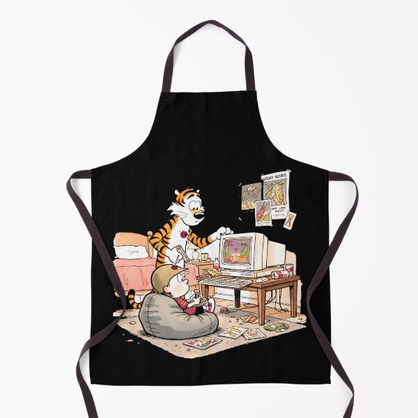 Item preview, Calvin and Hobbes Play Video Games designed and sold by laschikarin.