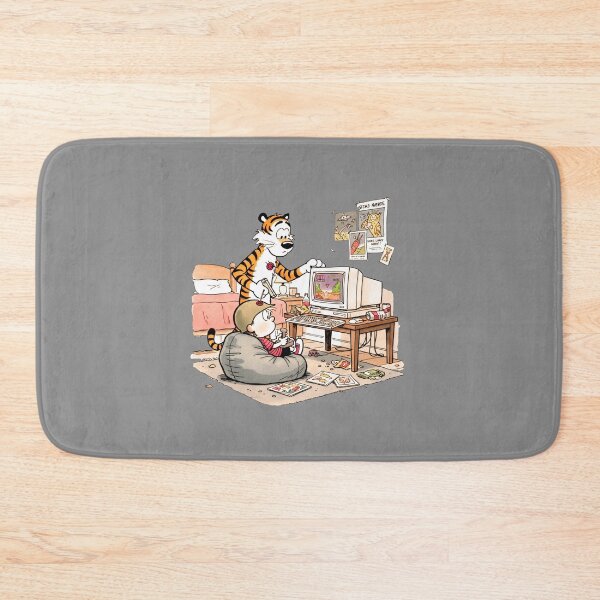 Item preview, Calvin and Hobbes Play Video Games designed and sold by laschikarin.