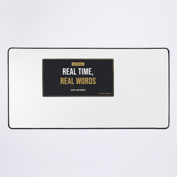 Item preview, Real Time, Real Words Court Reporter designed and sold by SlowMadeShelf.