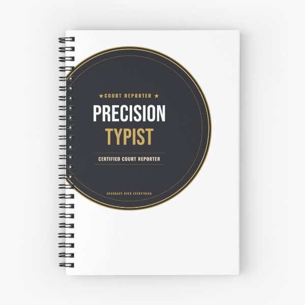 Item preview, Precision Typist Court Reporter Seal designed and sold by SlowMadeShelf.
