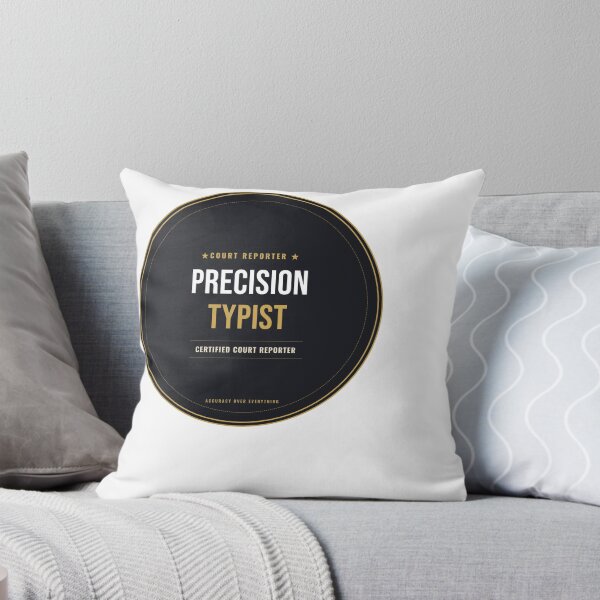 Item preview, Precision Typist Court Reporter Seal designed and sold by SlowMadeShelf.