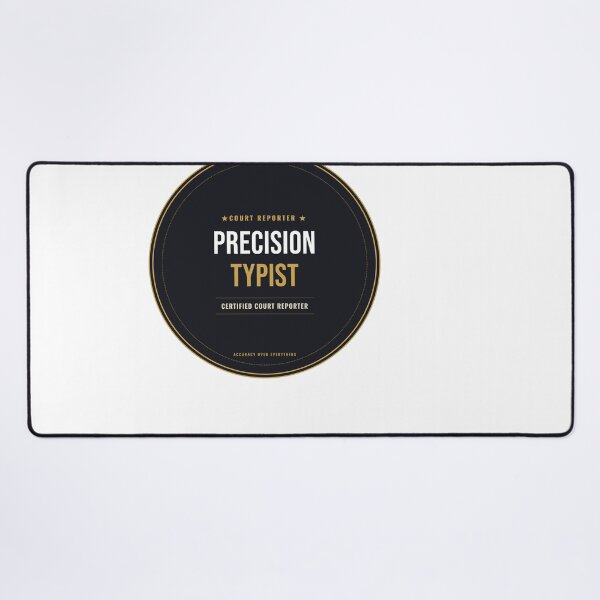 Item preview, Precision Typist Court Reporter Seal designed and sold by SlowMadeShelf.