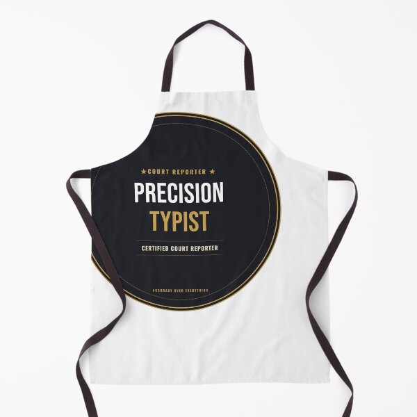 Item preview, Precision Typist Court Reporter Seal designed and sold by SlowMadeShelf.