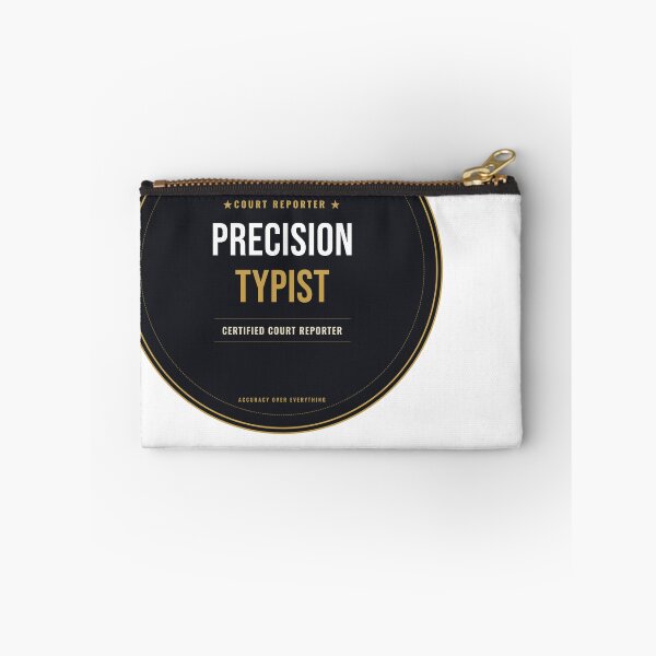 Item preview, Precision Typist Court Reporter Seal designed and sold by SlowMadeShelf.