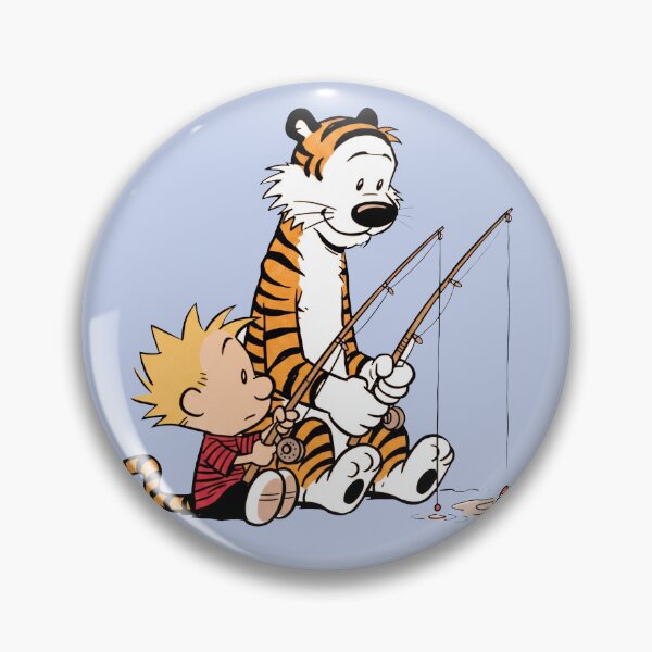 Item preview, Calvin and Hobbes Fishing Scene designed and sold by laschikarin.