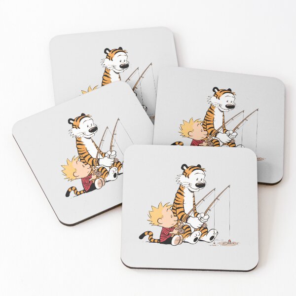 Item preview, Calvin and Hobbes Fishing Scene designed and sold by laschikarin.