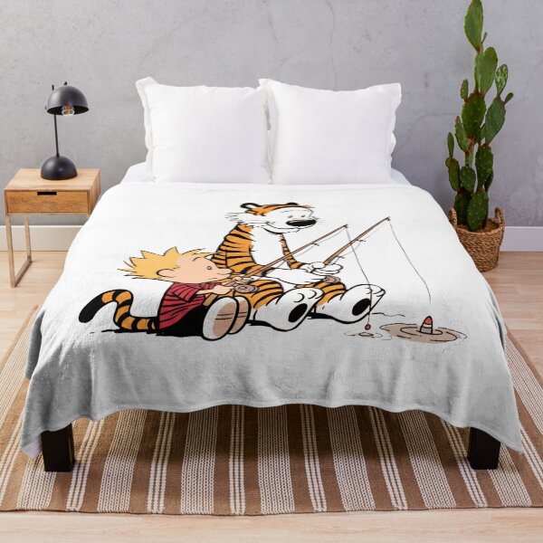 Item preview, Calvin and Hobbes Fishing Scene designed and sold by laschikarin.