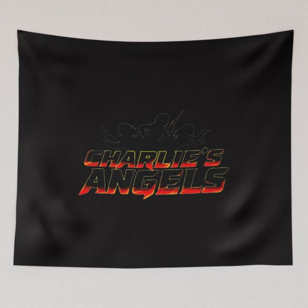 Item preview, Charlie's Angels Fiery Font Action Silhouettes designed and sold by Lagoart.