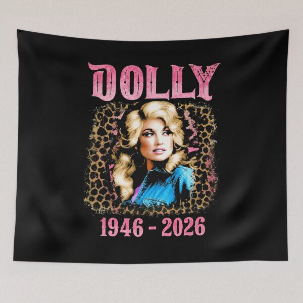 Item preview, Dolly Parton Tribute 1946-2026 Leopard Print designed and sold by BruceJo2744454.