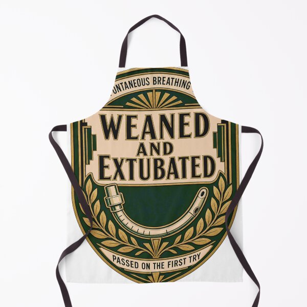 Item preview, Weaned and extubated spontaneous breathing trial Deco Emblem designed and sold by BoosterShop.
