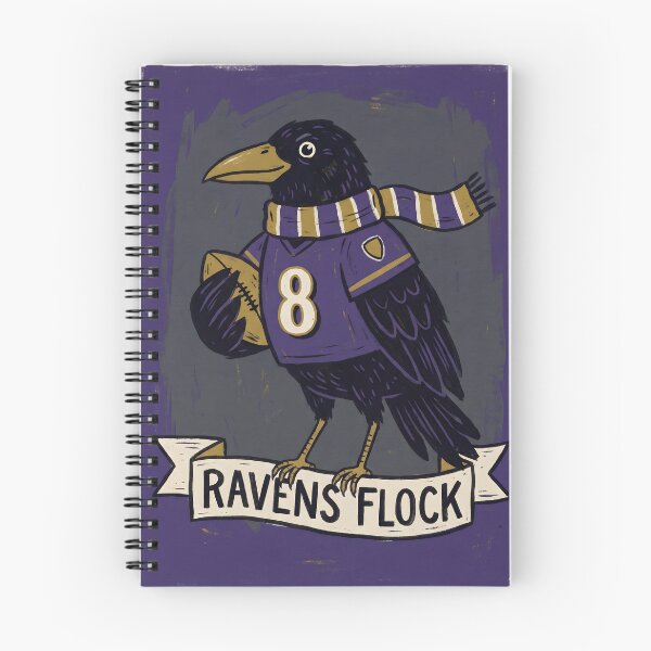 Item preview, Raven Mascot Ravens Flock Number 8 designed and sold by Discount code.