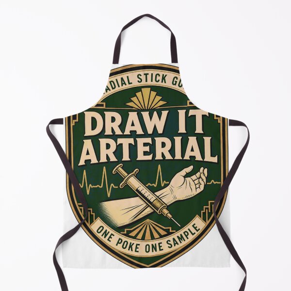 Item preview, Arterial puncture Radial artery Guild Blood gas analysis Deco badge designed and sold by BoosterShop.